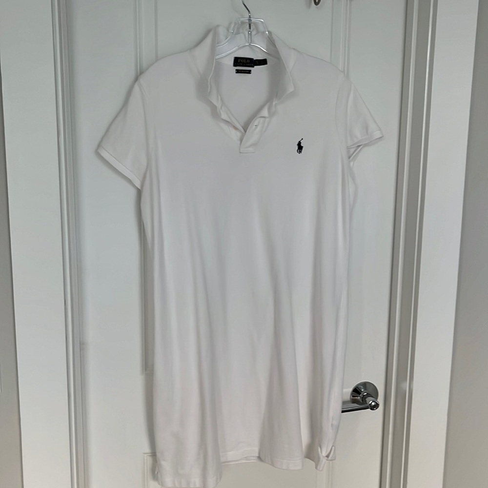 Polo Ralph Lauren Women’s Cotton Polo Dress White Size XL